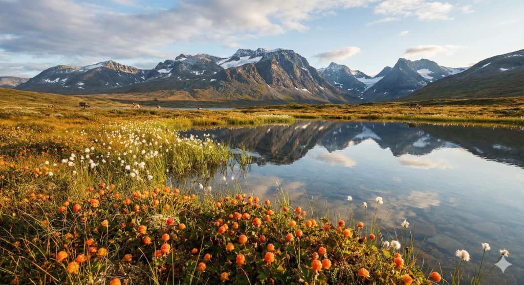 Scandinavian mountain landscape